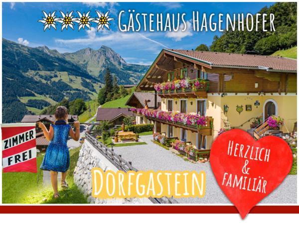 Gaestehaus Hagenhofer Apartment Dorfgastein Bagian luar foto